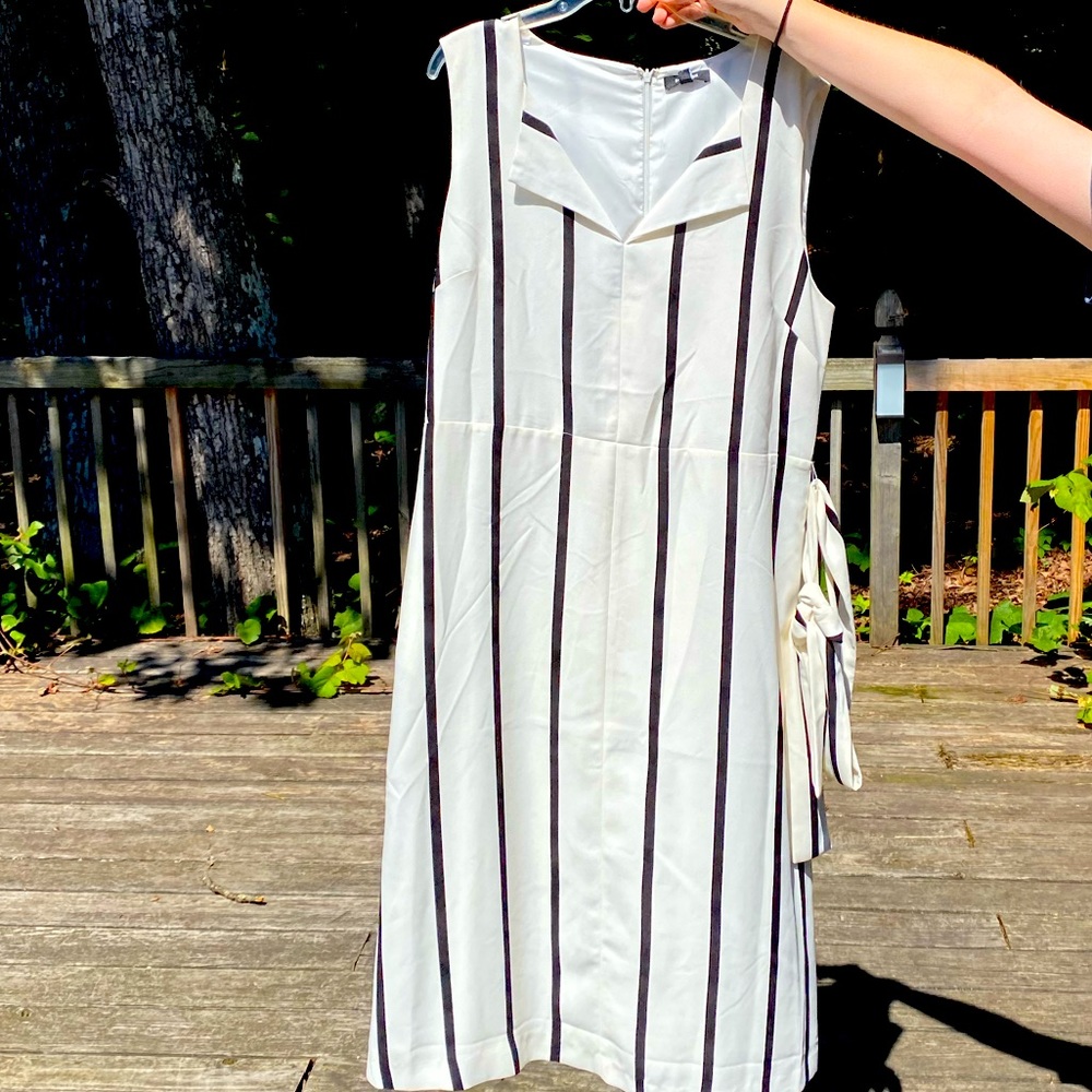 Black and white Stripe dress